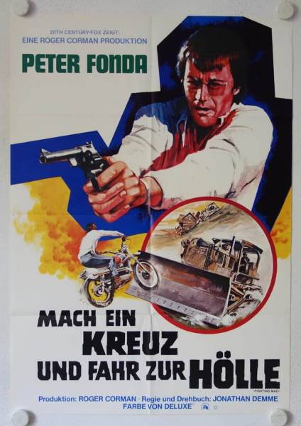 Mach ein Kreuz und fahr zur Hölle originales deutsches Filmplakat